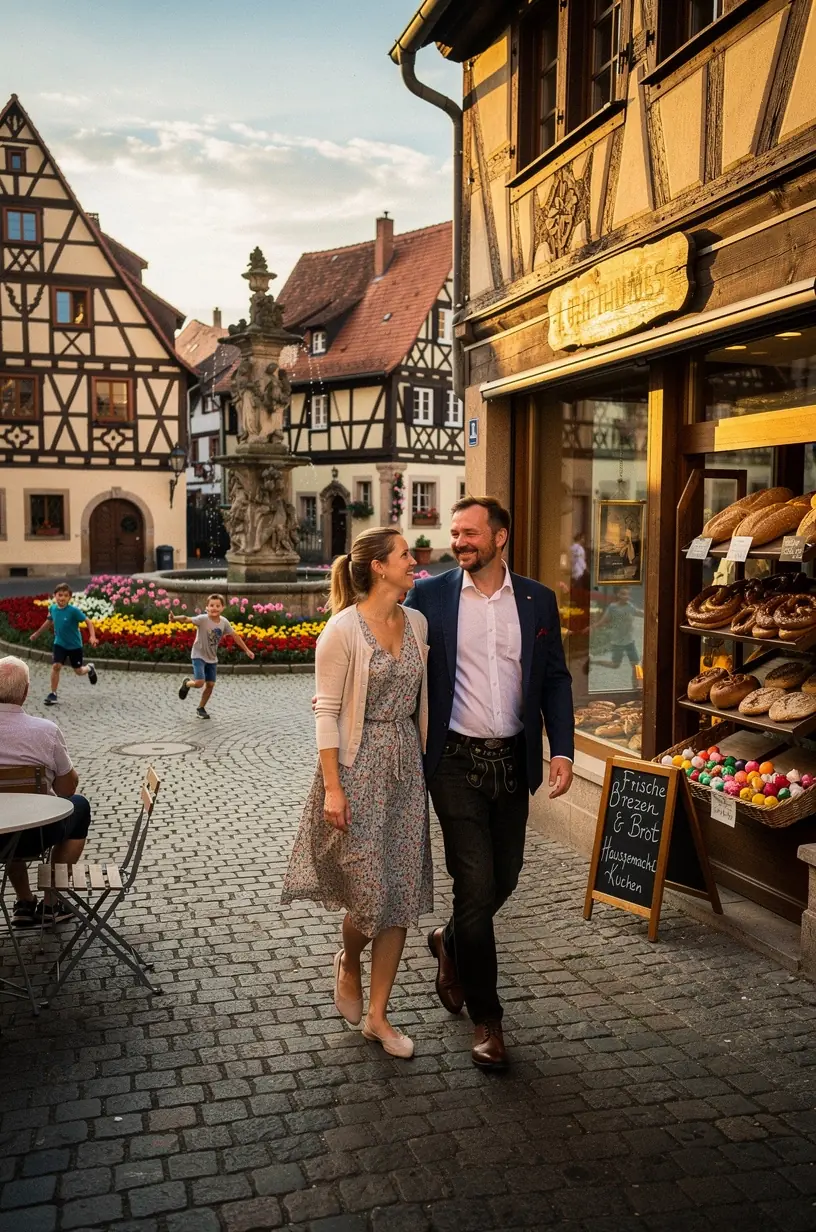 Schmaler, historischer Fußweg gesäumt von alten Steinmauern und blühenden Pflanzen.